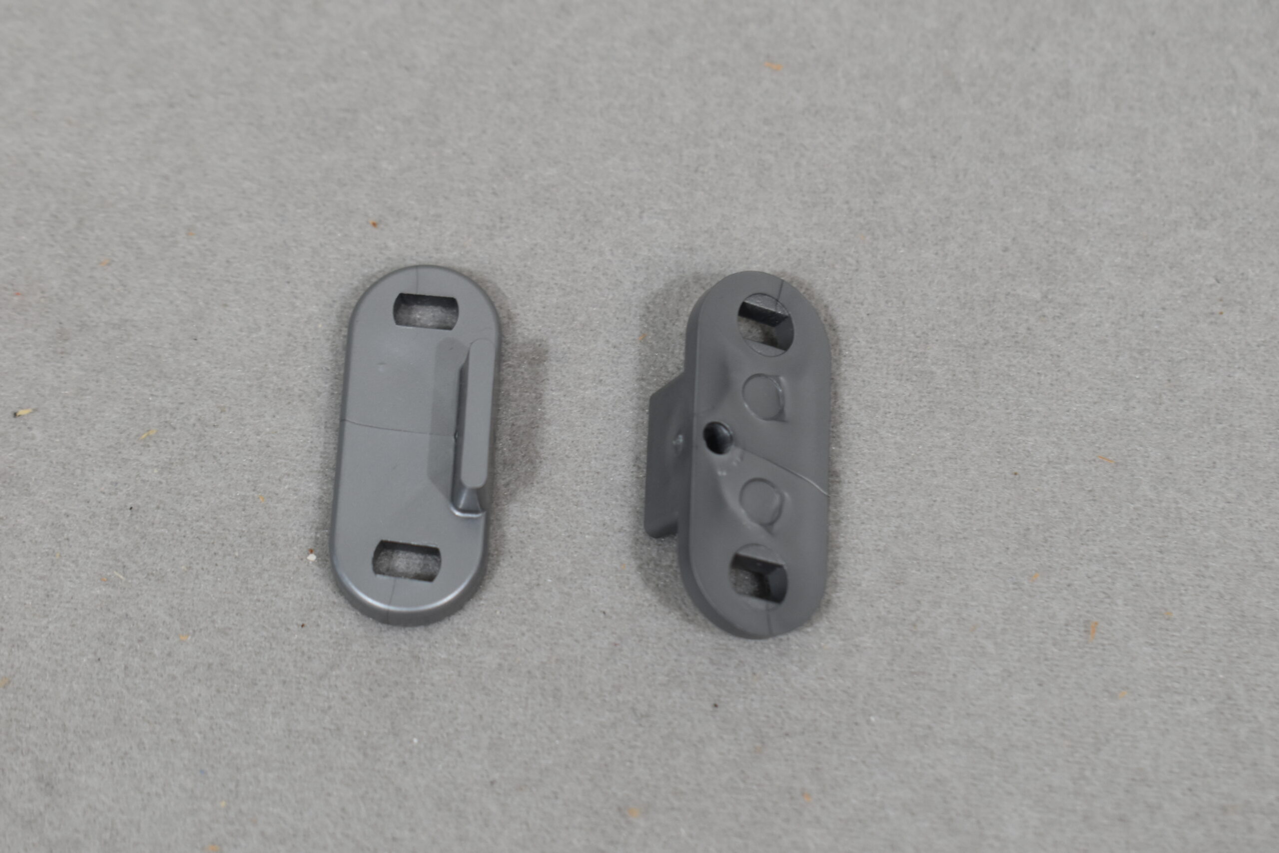 Schließschnapper-Set silber Matt