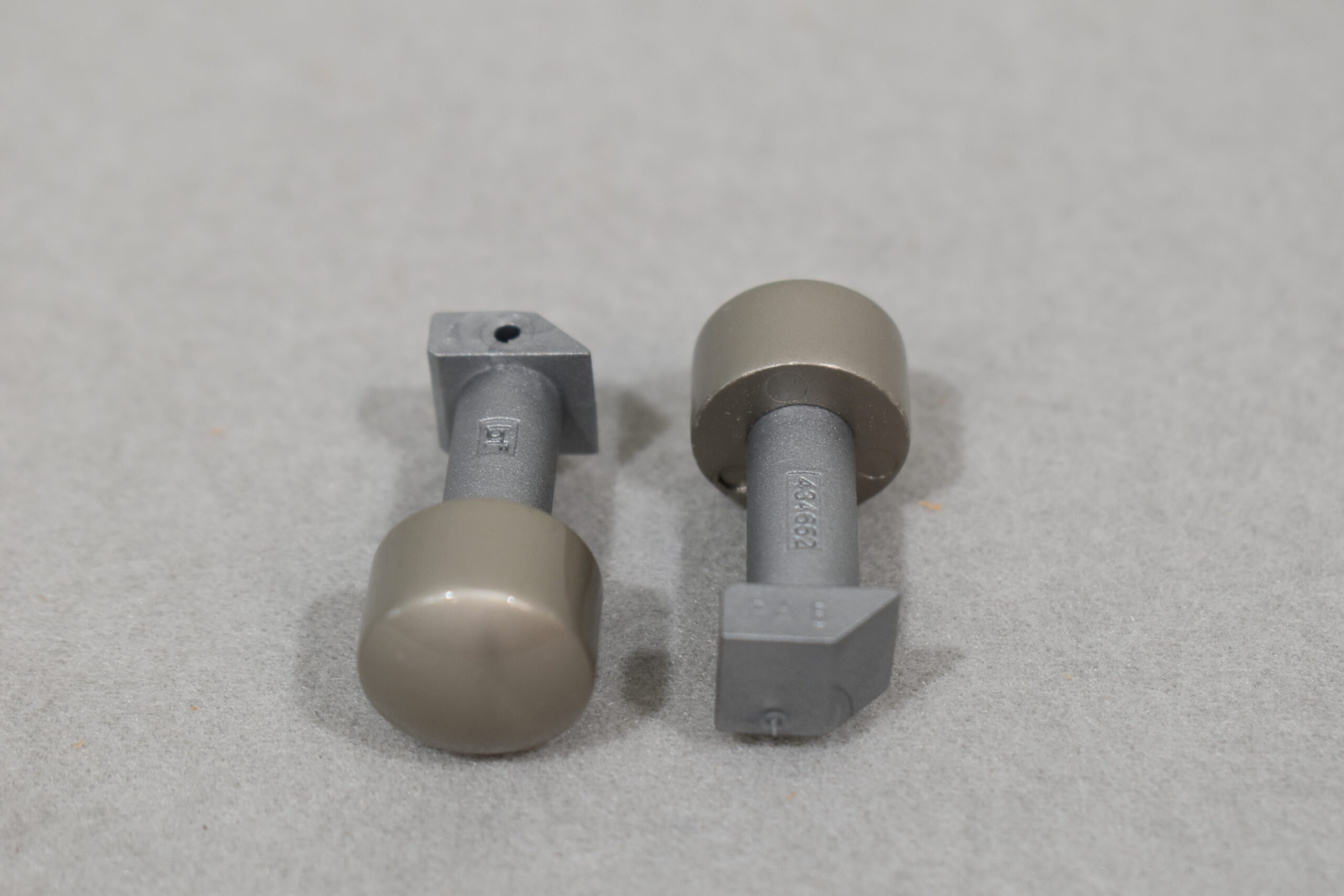 Schließschnapper-Set silber Matt