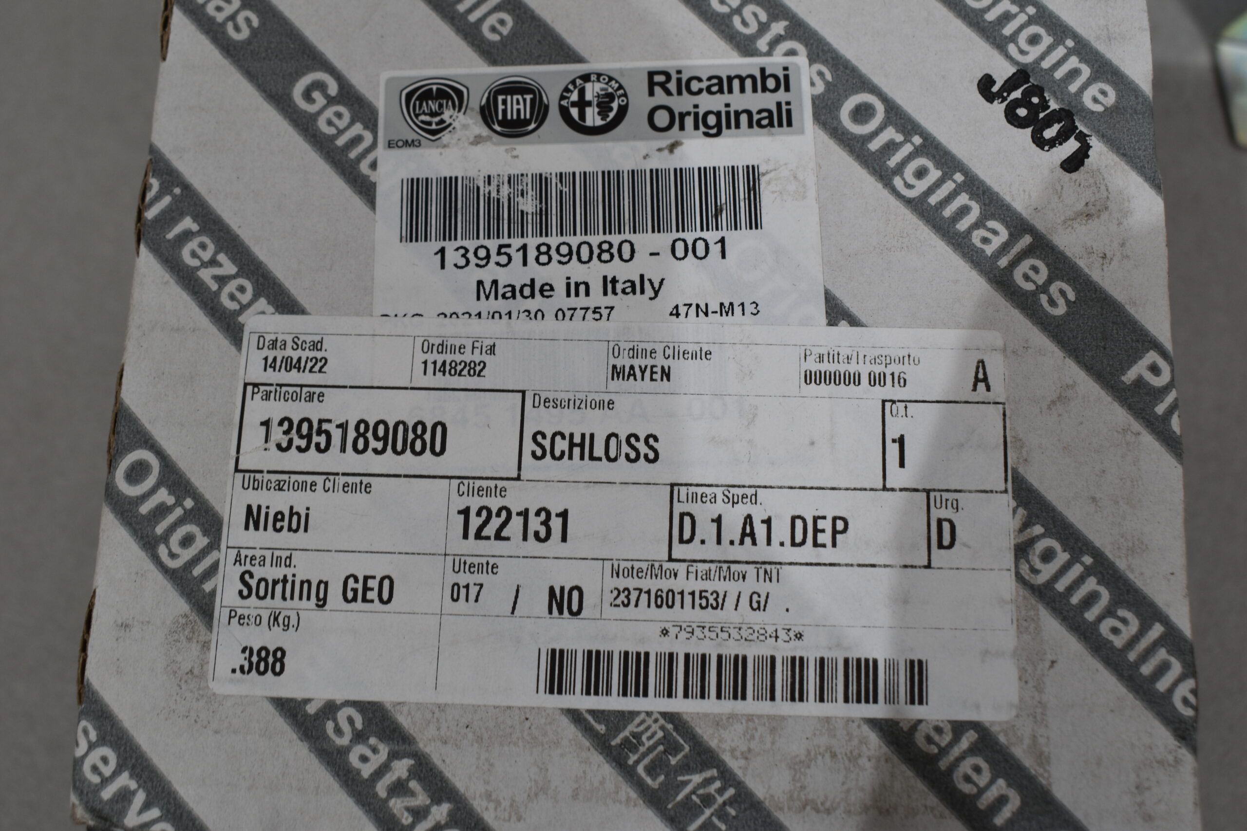 Motorhaubenschloss für Fiat Ducato