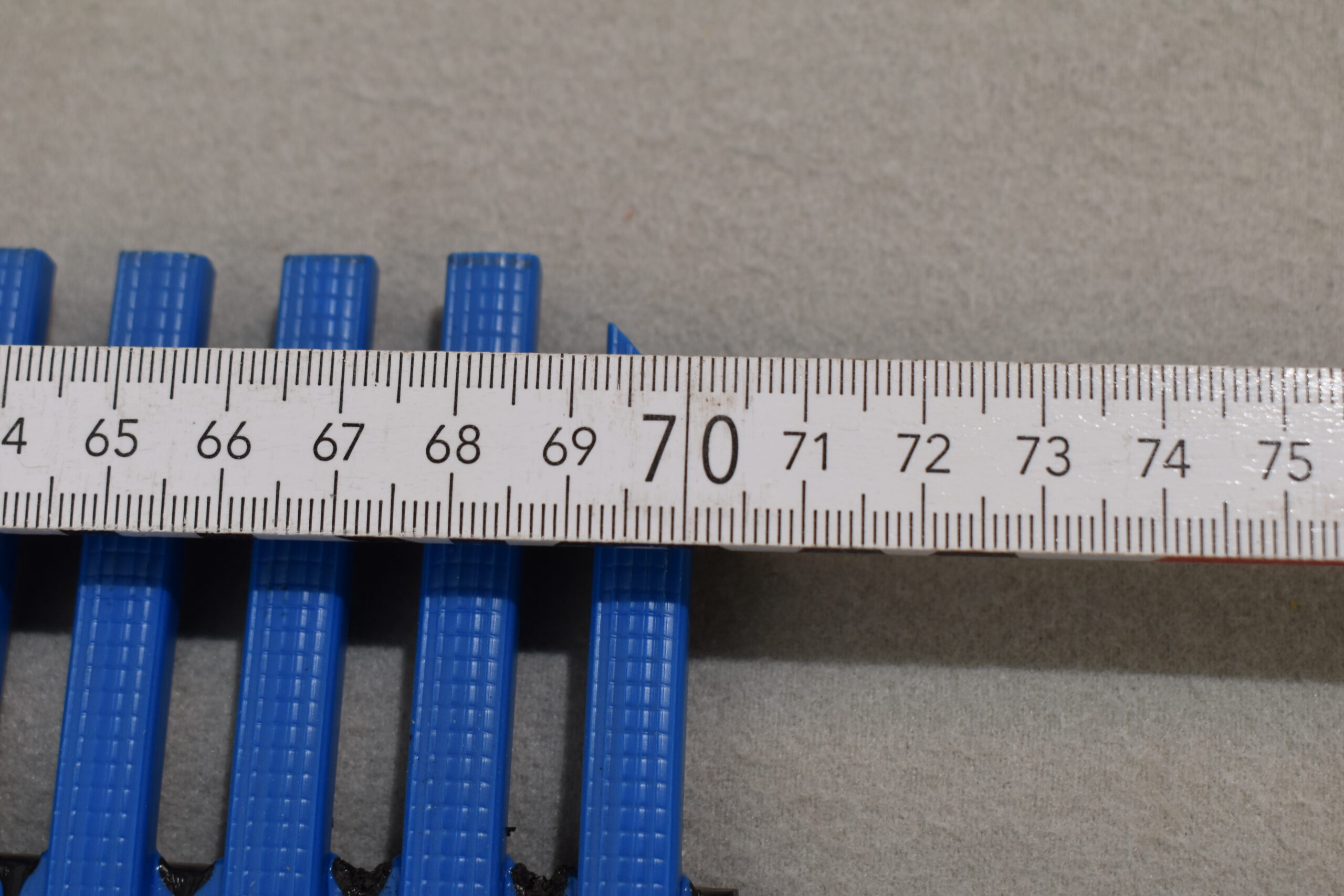 Antirutschmatte/Badmatte700x510mm blau