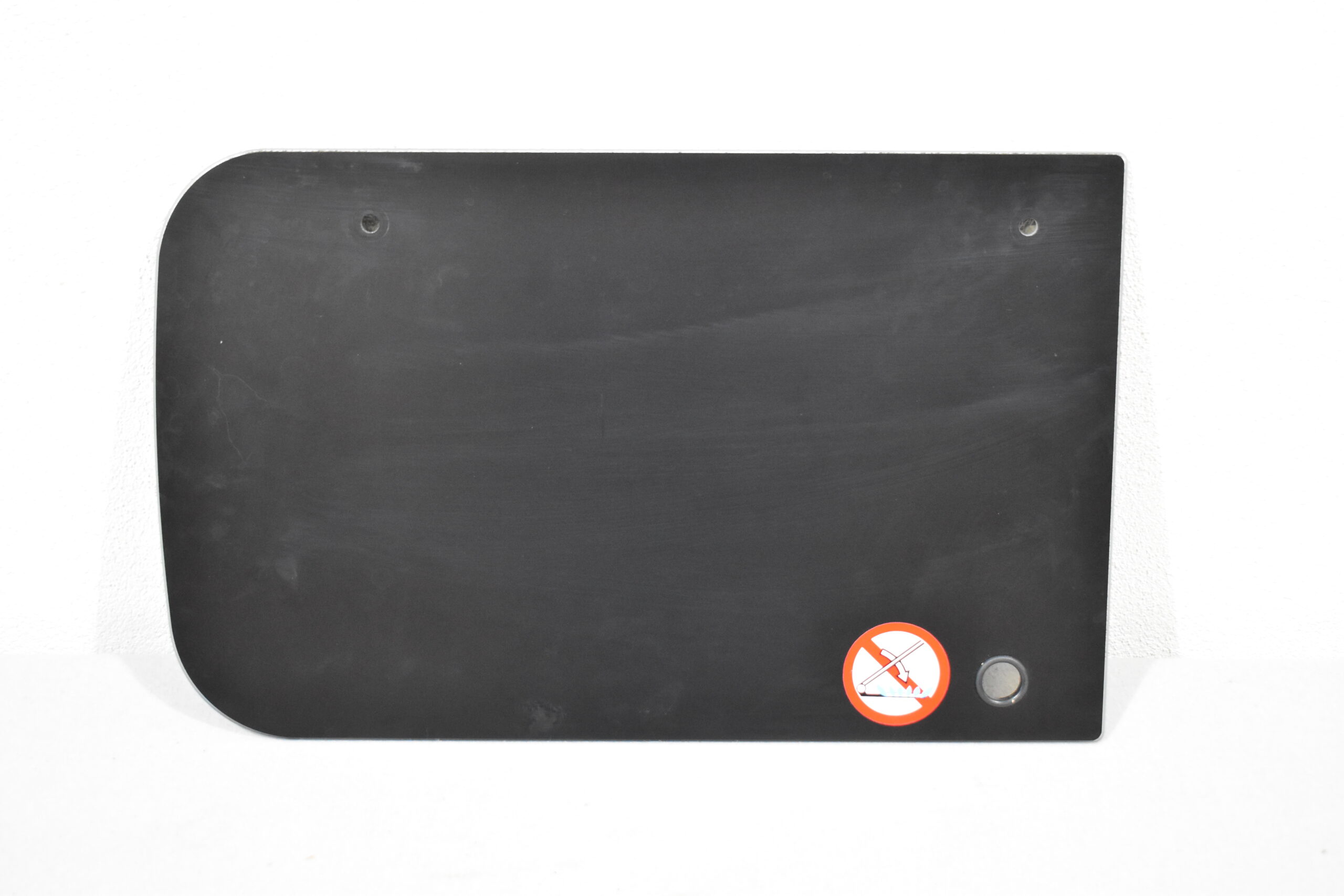 Glasabdeckung für Kochfeld 440x275mm schwarz