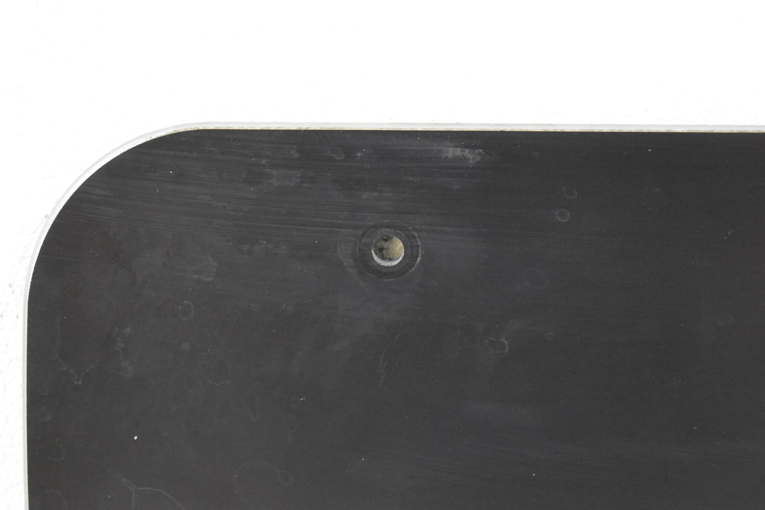 Glasabdeckung für Kochfeld 440x275mm schwarz