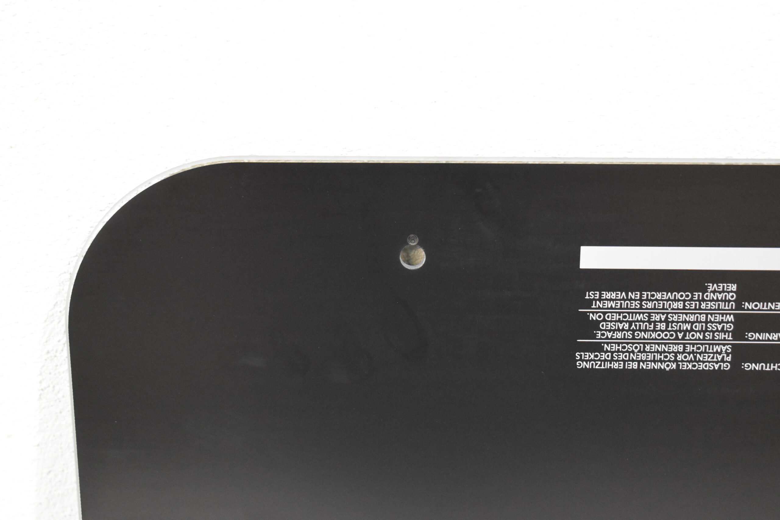 Dometic Glasabdeckung für Kochfeld 455x320mm schwarz