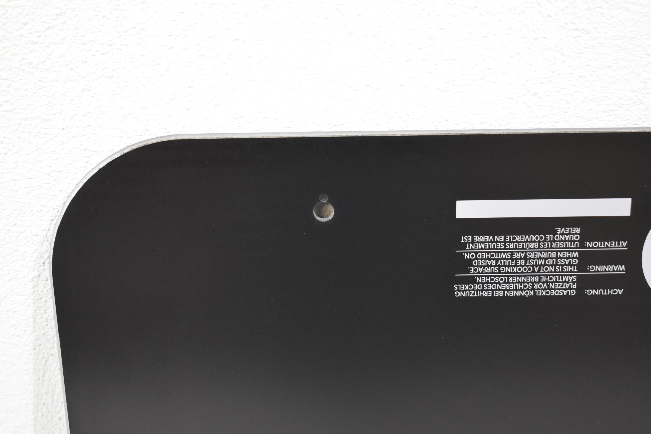 Dometic Glasabdeckung für Kochfeld 455x320mm schwarz