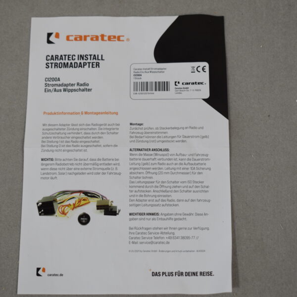 Caratec CIT200 Install Einbausatz für Ford Transit