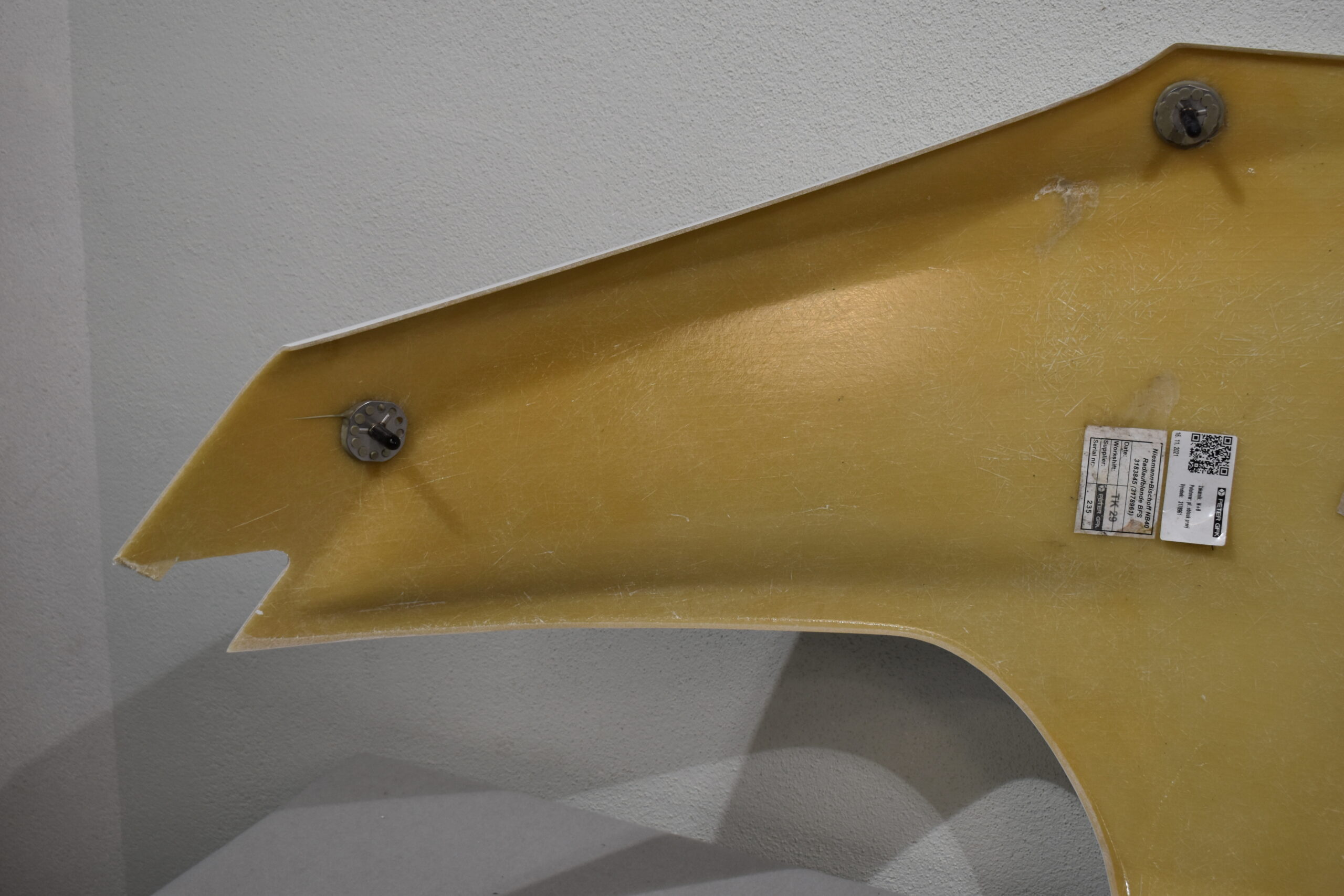 Niesmann und Bischoff i Smove 2021-2024 Radlaufblende Beifahrerseite; weiß