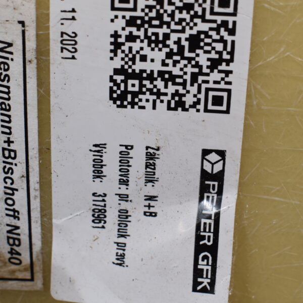 Niesmann und Bischoff i Smove 2021-2024 Radlaufblende Beifahrerseite; weiß