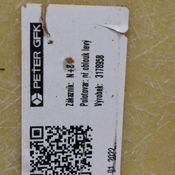 Niesmann und Bischoff i Smove 2021-2024 Radlaufblende Fahrerseite; hell grau