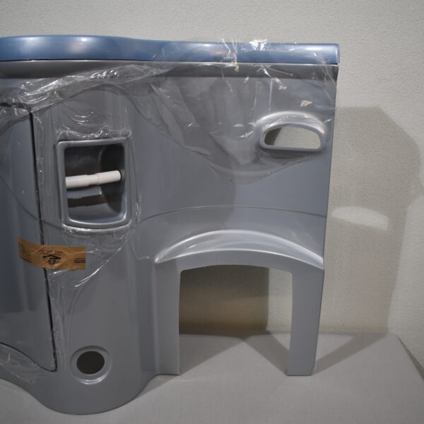 Galleno Plastica Waschtisch Waschbecken links; blau