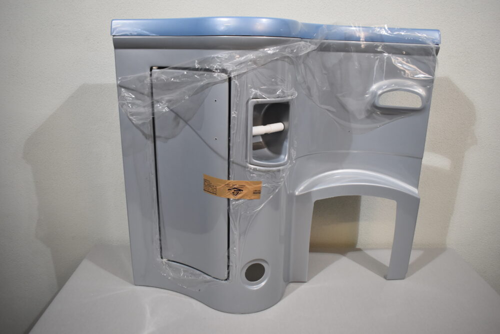 Galleno Plastica Waschtisch Waschbecken links; blau