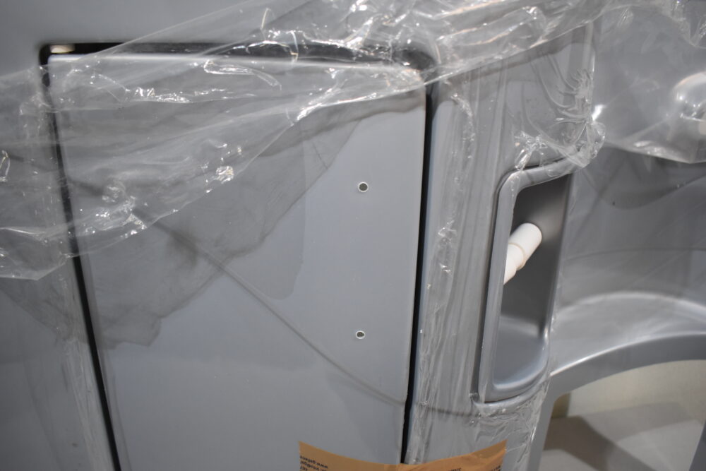 Galleno Plastica Waschtisch Waschbecken links; blau