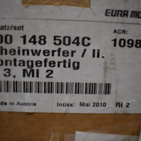 Leuchtenträger einteilig links IN3 MJ2