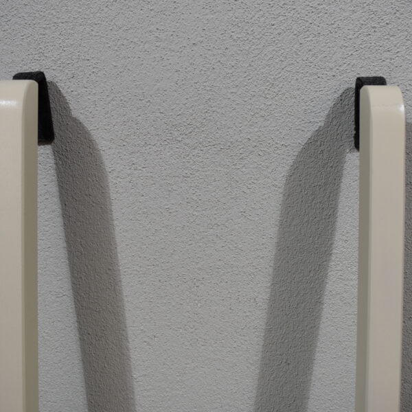 Hubbett-Einhängeleiter Holzoptik; weiß