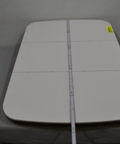 Tischplatte 45x700x660 weiß/dunkel braun