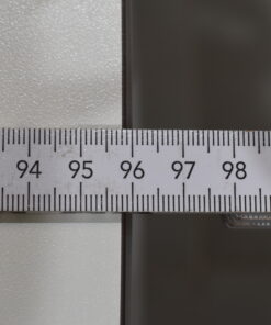 Tischplatte 45x700x660 weiß/dunkel braun