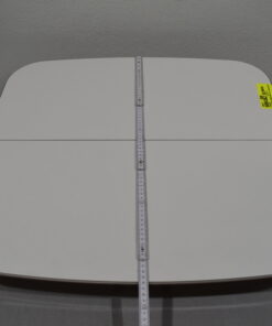 Tischplatte 45x700x660 weiß/dunkel braun