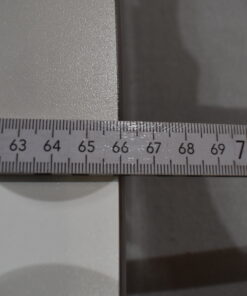 Tischplatte 45x700x660 weiß/dunkel braun