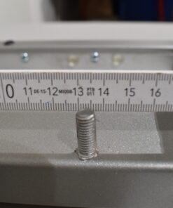 Tischplatte 45x700x660 weiß/dunkel braun