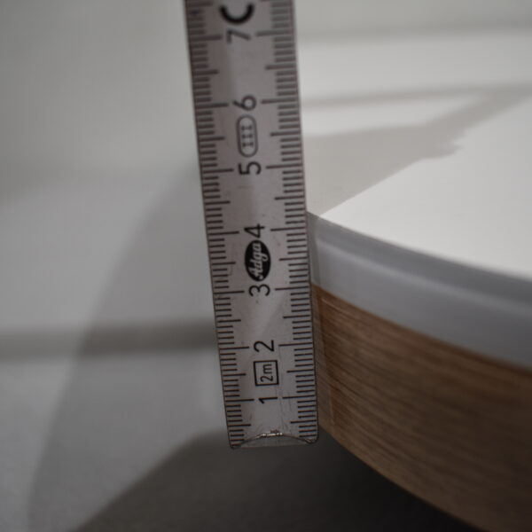 Tischplatte 45x870x800mm weiß/hell Ahorn