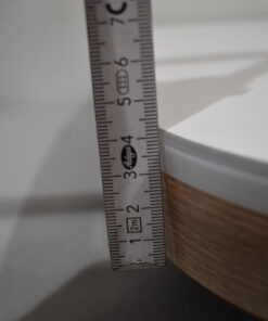 Tischplatte 45x870x800mm weiß/hell Ahorn