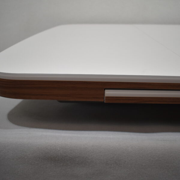 Tischplatte 45x870x800mm weiß/dunkel braun