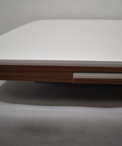 Tischplatte 45x870x800mm weiß/dunkel braun