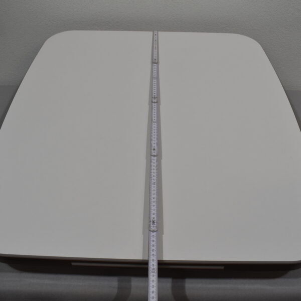 Tischplatte 45x870x800mm weiß/dunkel braun