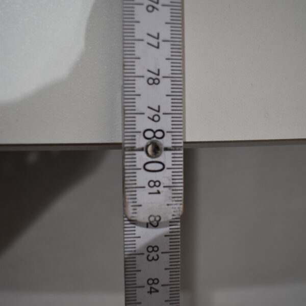 Tischplatte 45x870x800mm weiß/dunkel braun