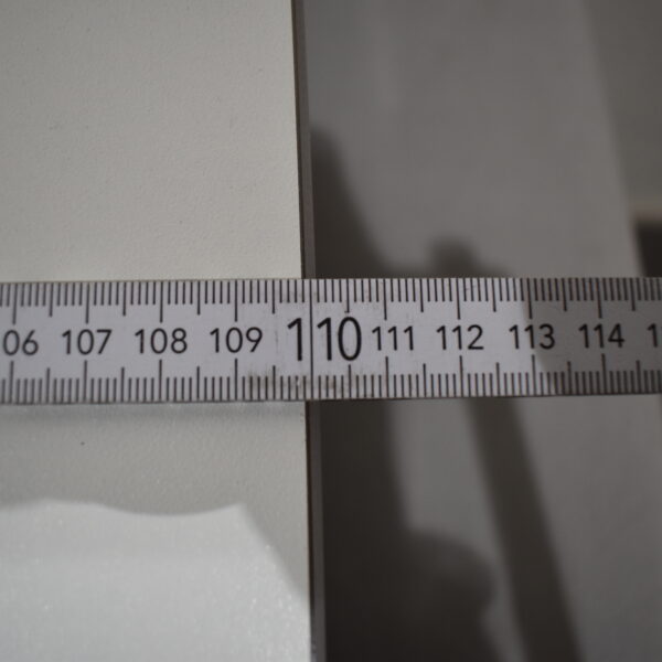 Tischplatte 45x870x800mm weiß/dunkel braun