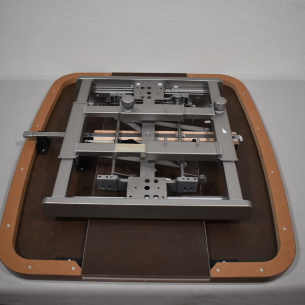 Tischplatte 45x870x800mm weiß/dunkel braun