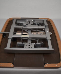 Tischplatte 45x870x800mm weiß/dunkel braun