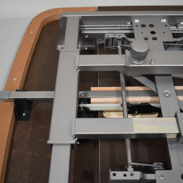 Tischplatte 45x870x800mm weiß/dunkel braun