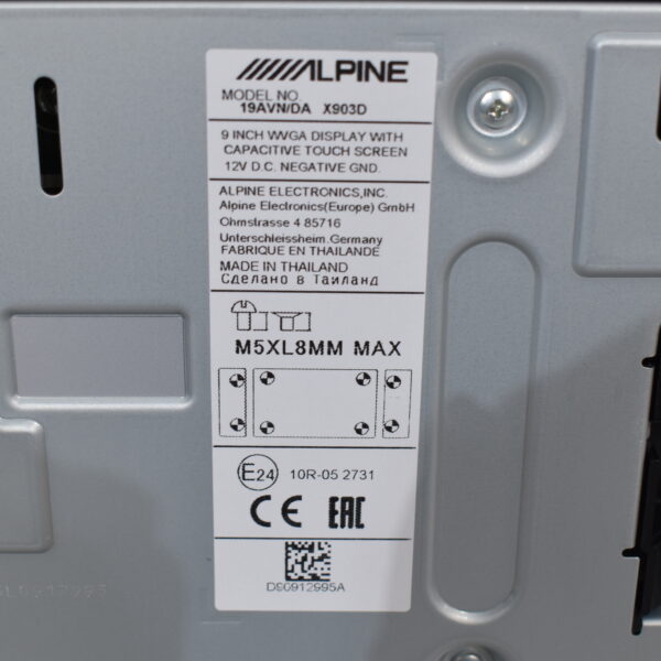 Alpine Navi X903D-DU für Fiat Ducato; Peugeot Boxer; Citroen Jumper