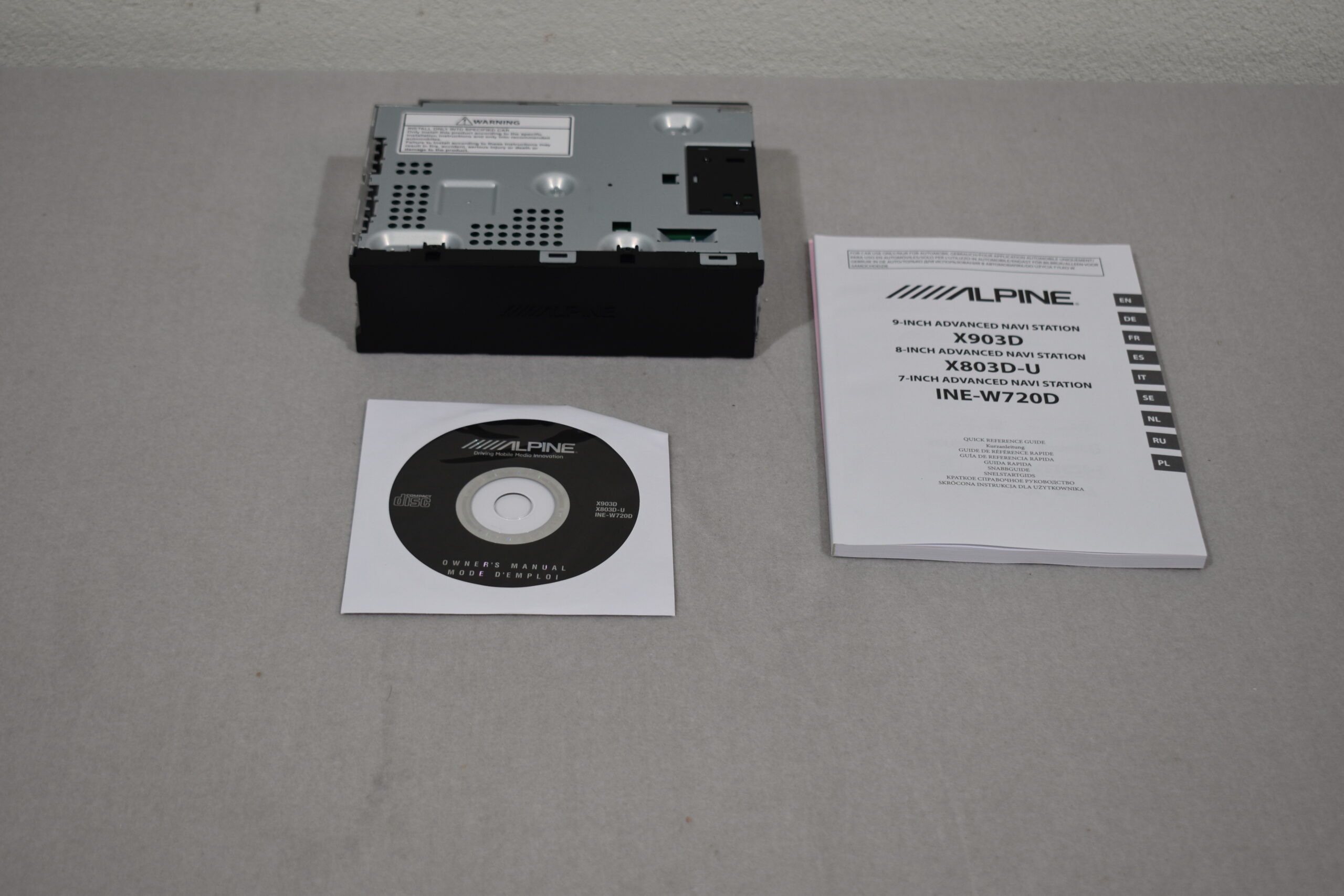 Alpine Navi X903D-DU für Fiat Ducato; Peugeot Boxer; Citroen Jumper