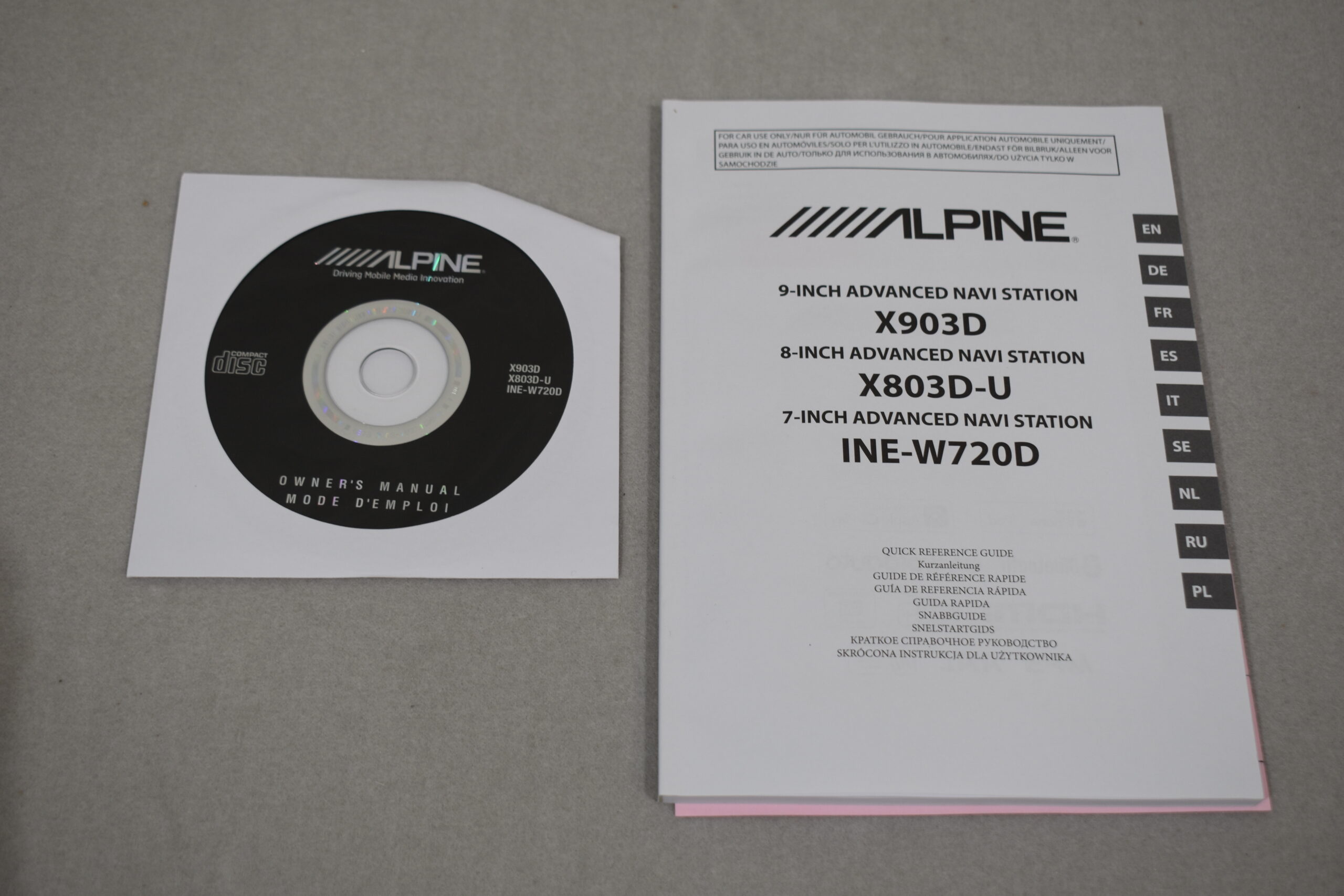 Alpine Navi X903D-DU für Fiat Ducato; Peugeot Boxer; Citroen Jumper