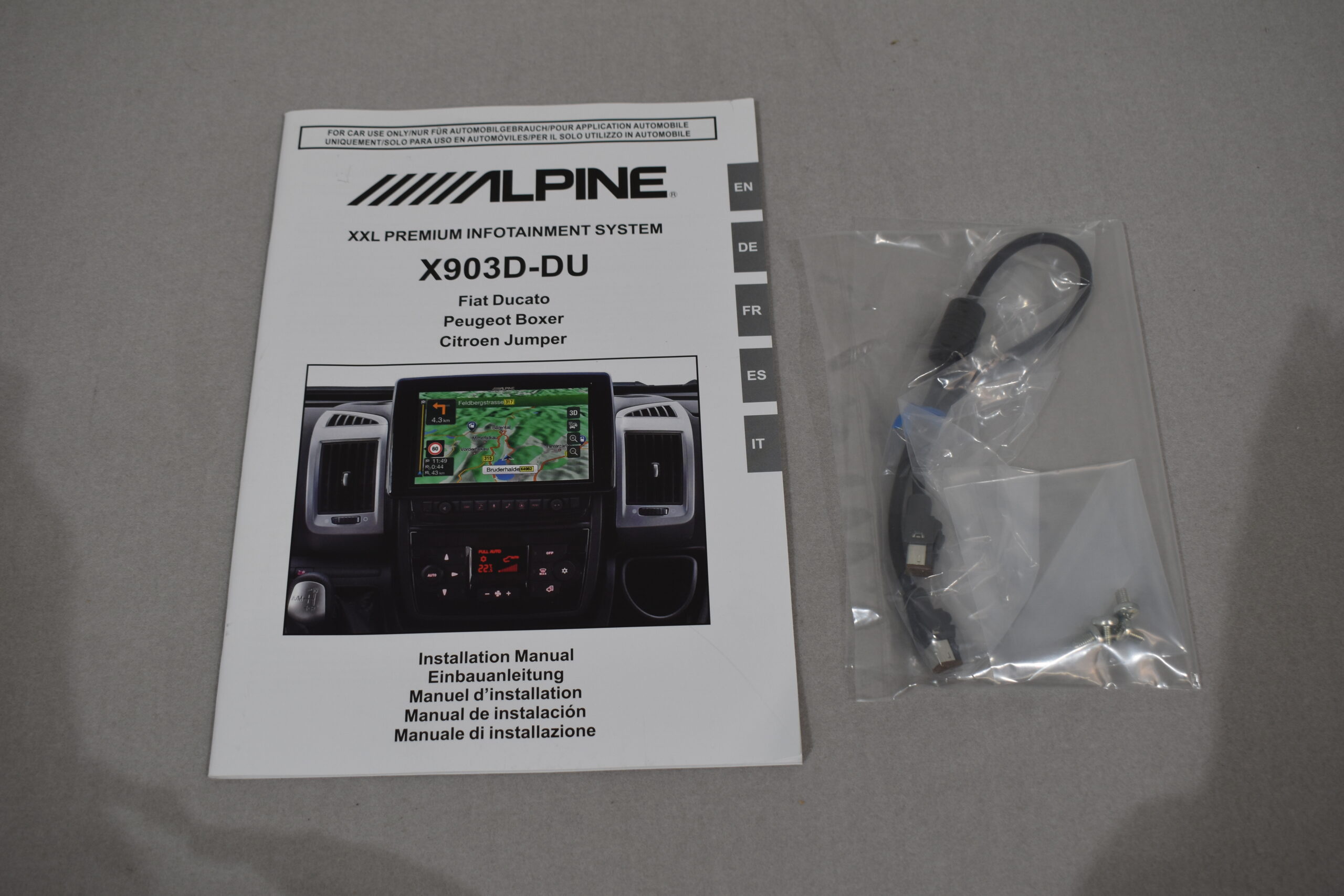 Alpine Navi X903D-DU für Fiat Ducato; Peugeot Boxer; Citroen Jumper