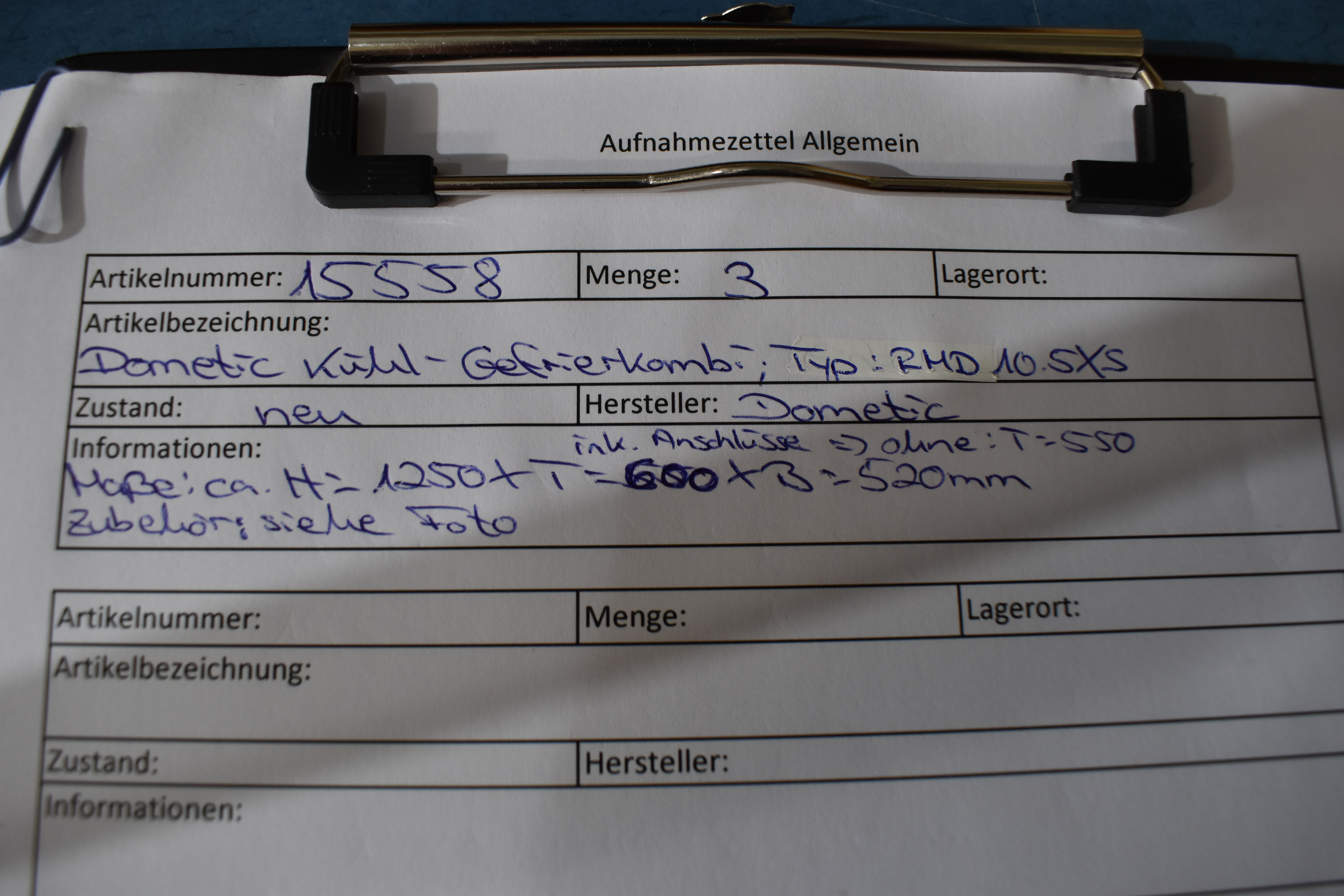 Dometic Kühlschrank; Typ: RMD10.5XS