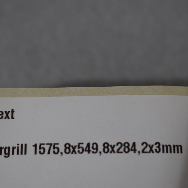 Kühlergrill für Niesmann und Bischoff I-Smove 2021-2023; schwarz