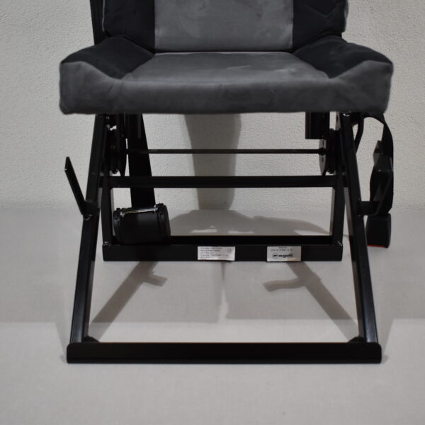 Aguti Klappsitz rechts; grau-schwarz