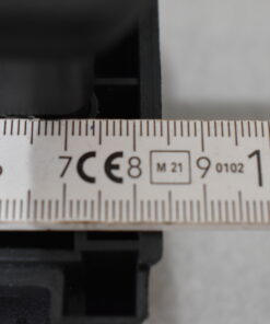 Griffmuldenschloss/Türgriff 85x122mm; schwarz