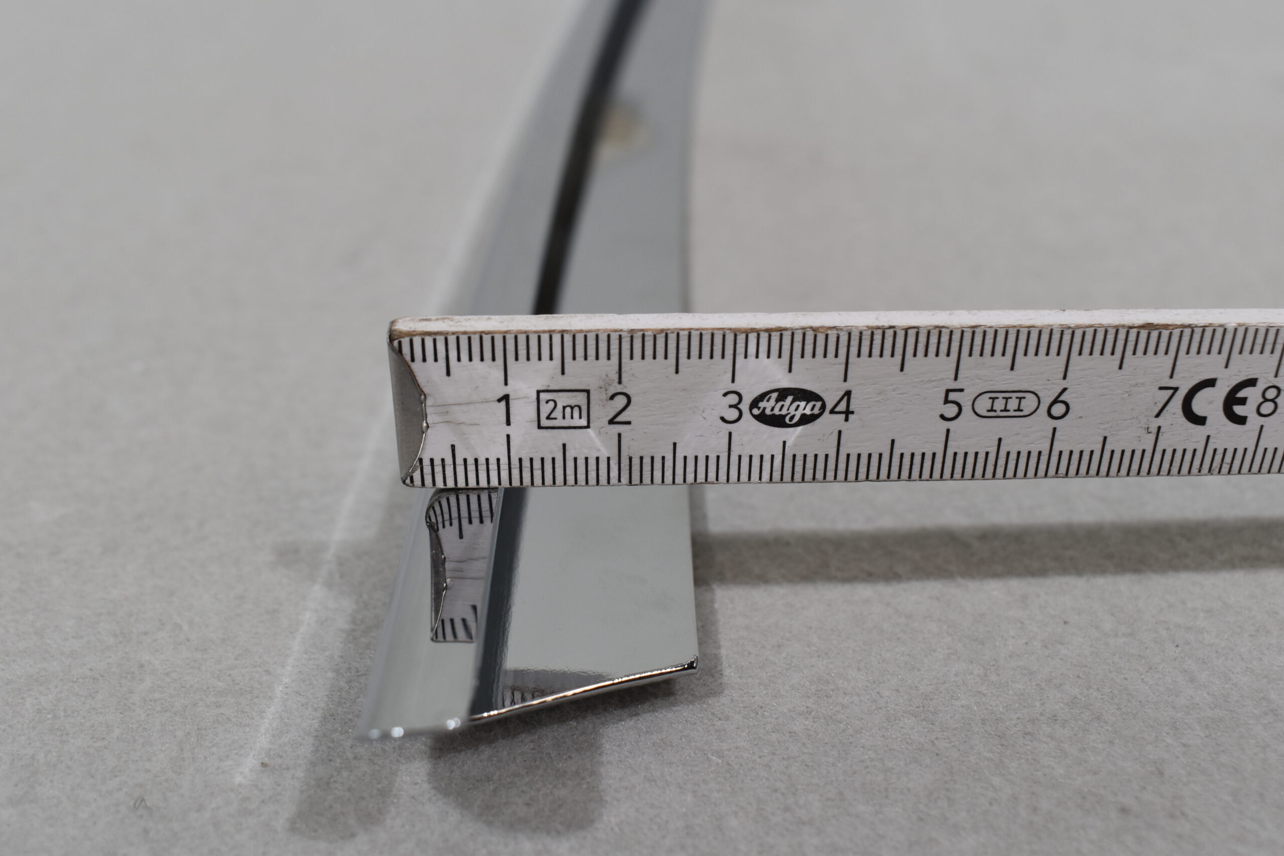 Chromblende für Kühlergrill-Teilstück