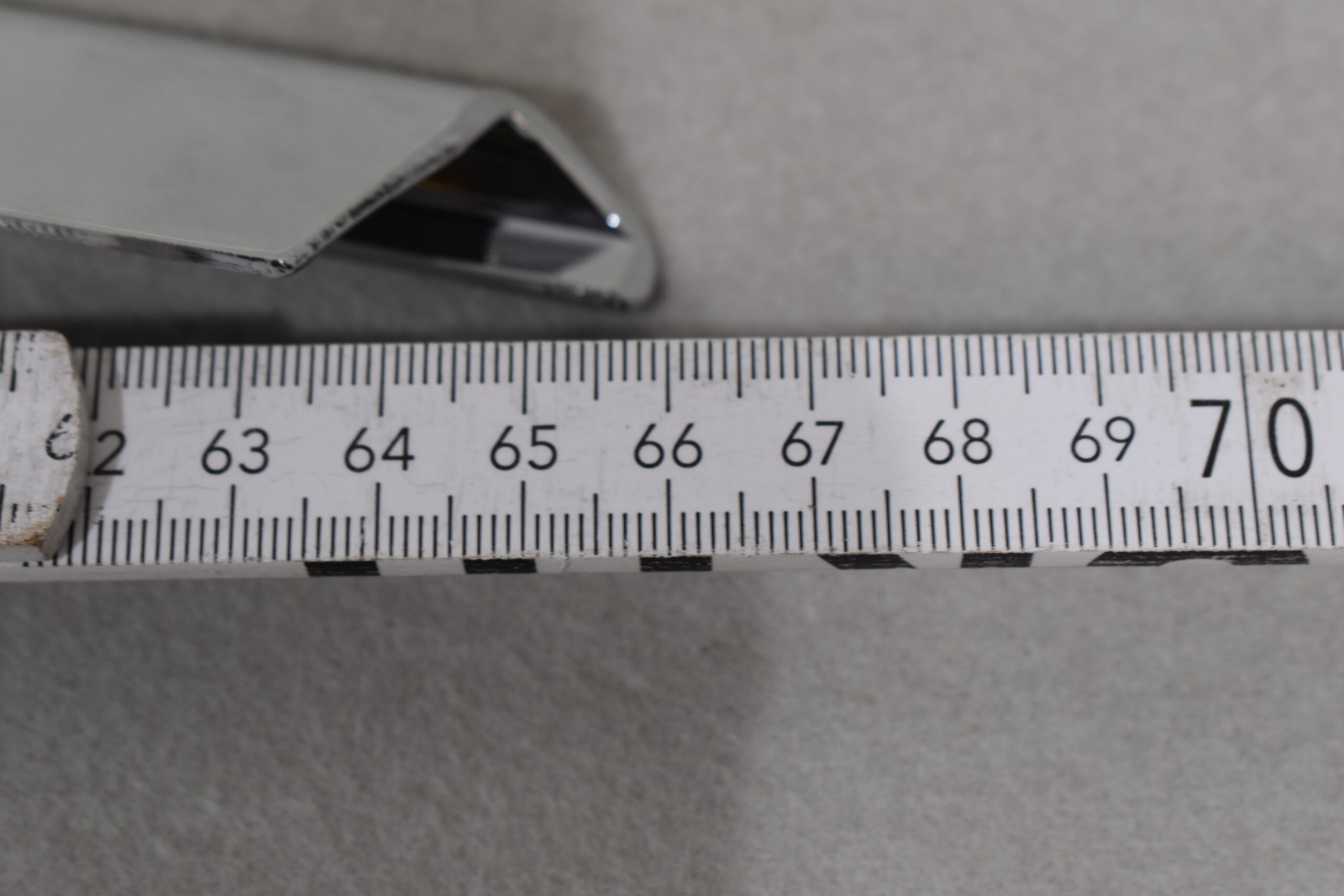 Chromblende für Kühlergrill-Teilstück