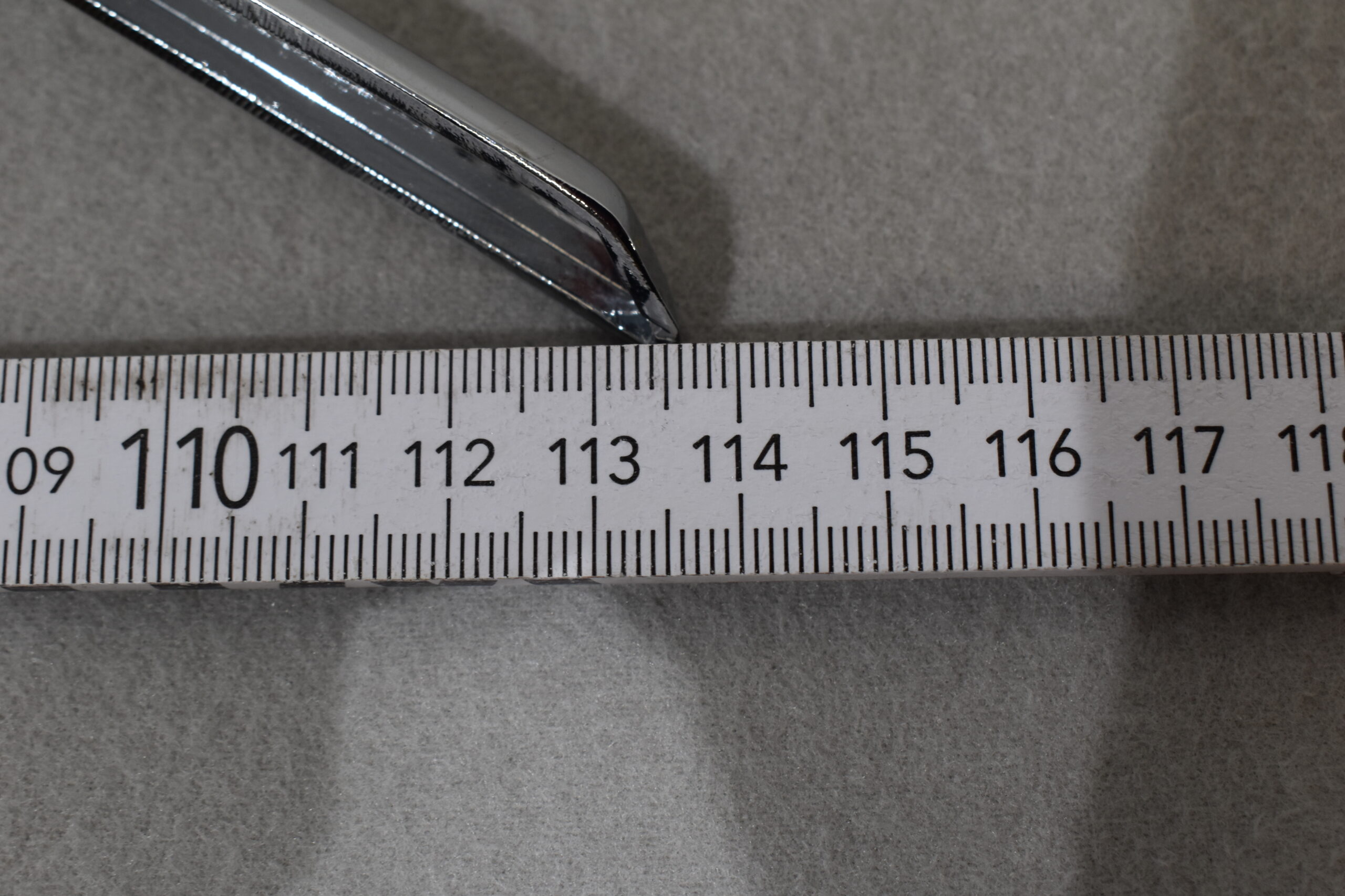 Chromblende für Kühlergrill-Teilstück