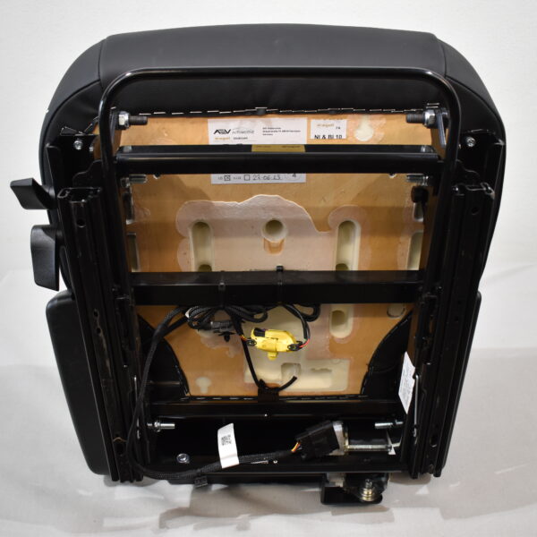 Aguti Fahrersitz Gis-Lounge F; schwarz (Kunstleder)/grau (Stoff)