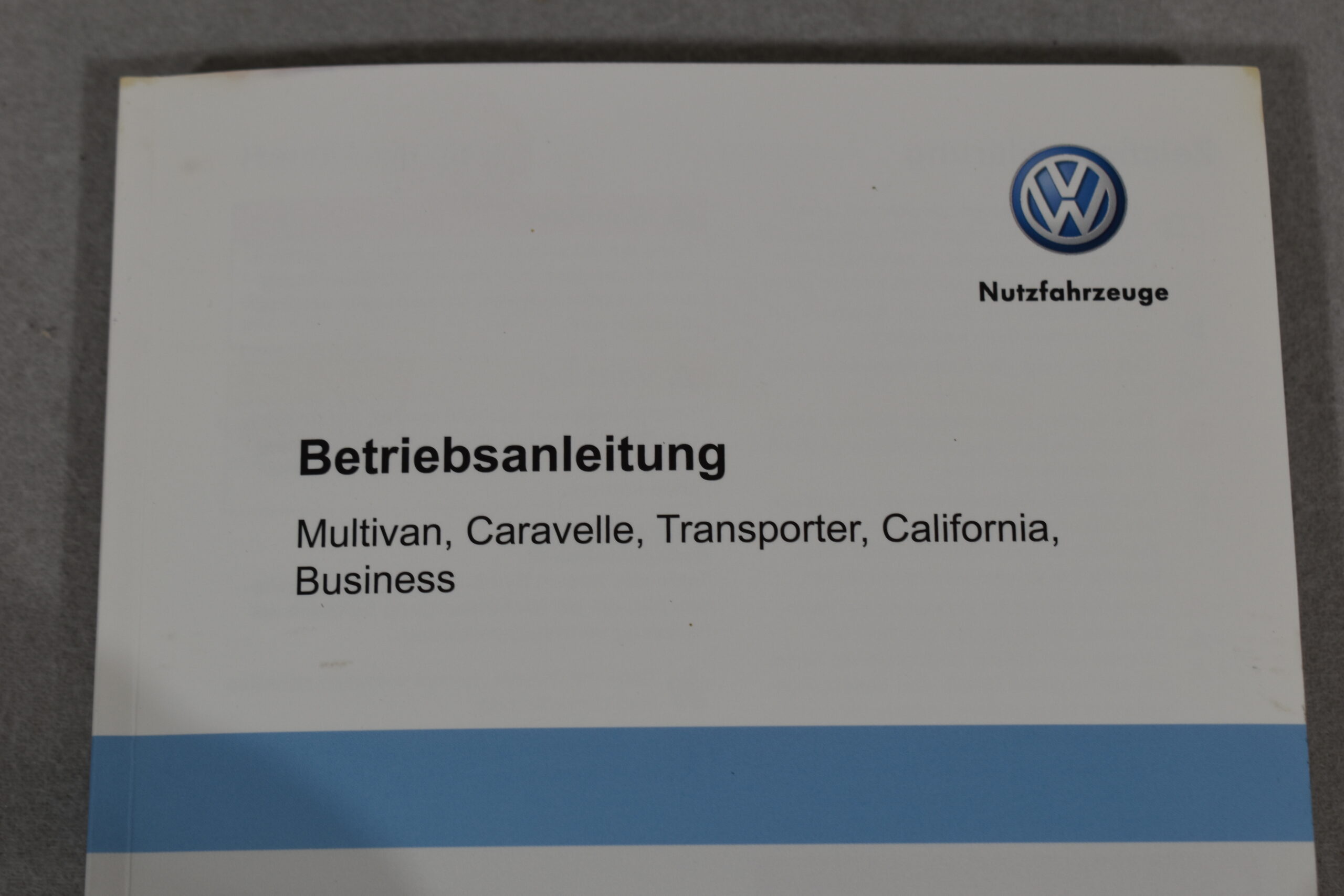 Original Handbuch für VW T5