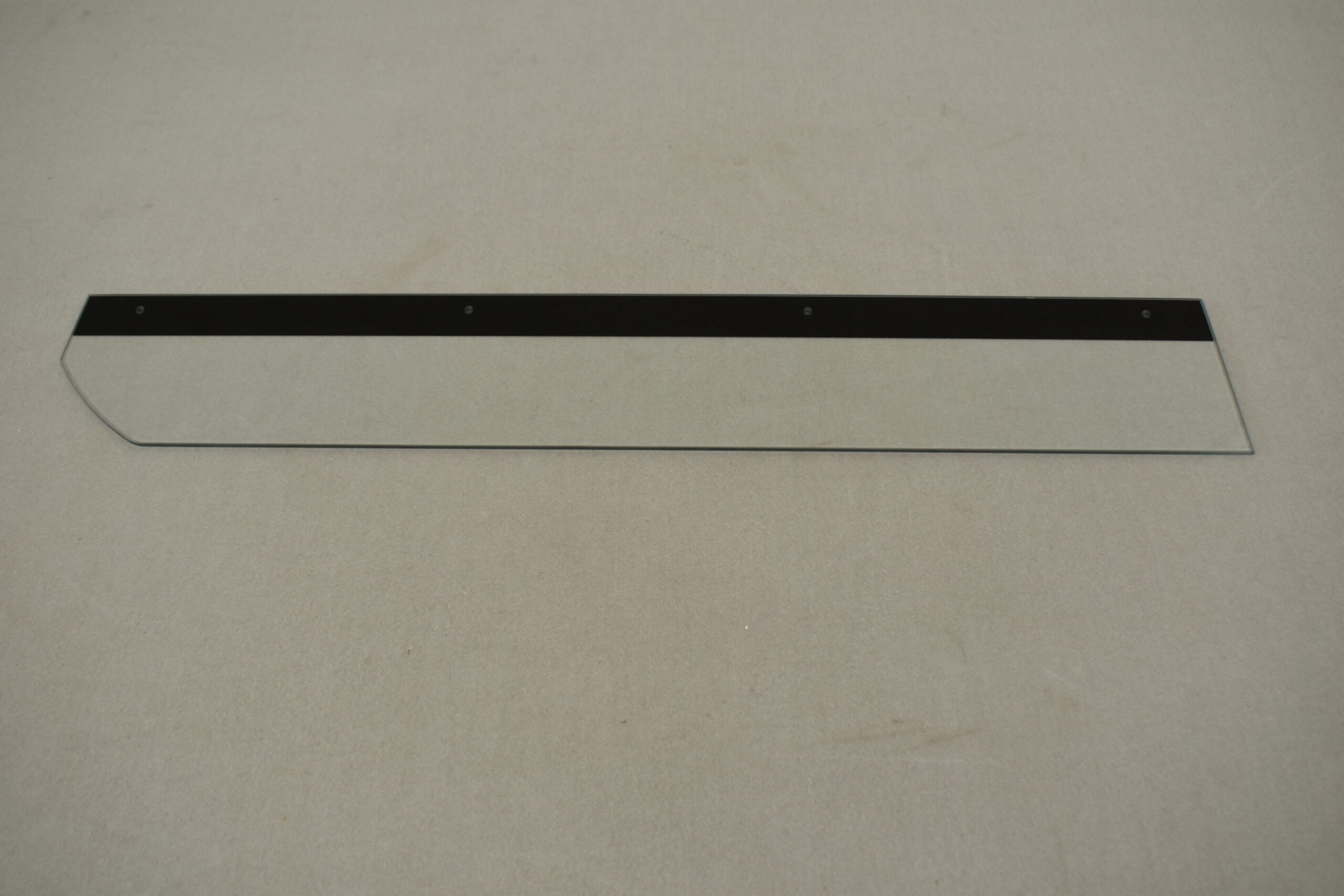 Einlegeboden Glas; schwarz 735x730mm