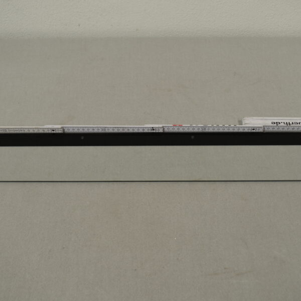 Einlegeboden Glas; schwarz 735x730mm