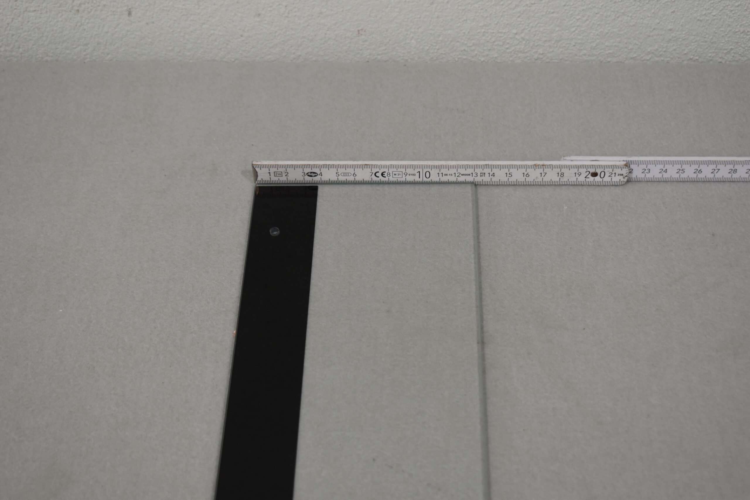 Einlegeboden Glas; schwarz 735x730mm