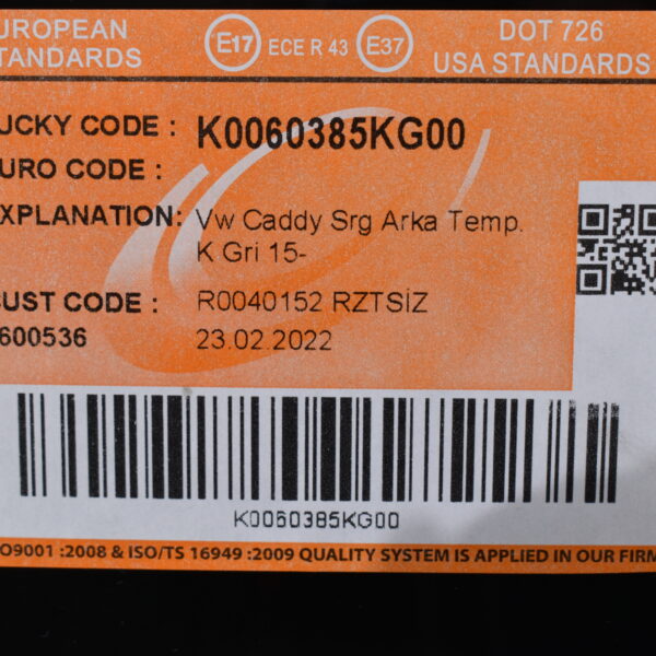 Carbest getöntes Heckglasfenster für VW Caddy Maxi