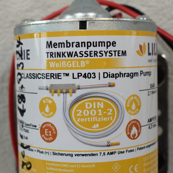 Lilie Membranpumpe Trinkwassersystem LP403
